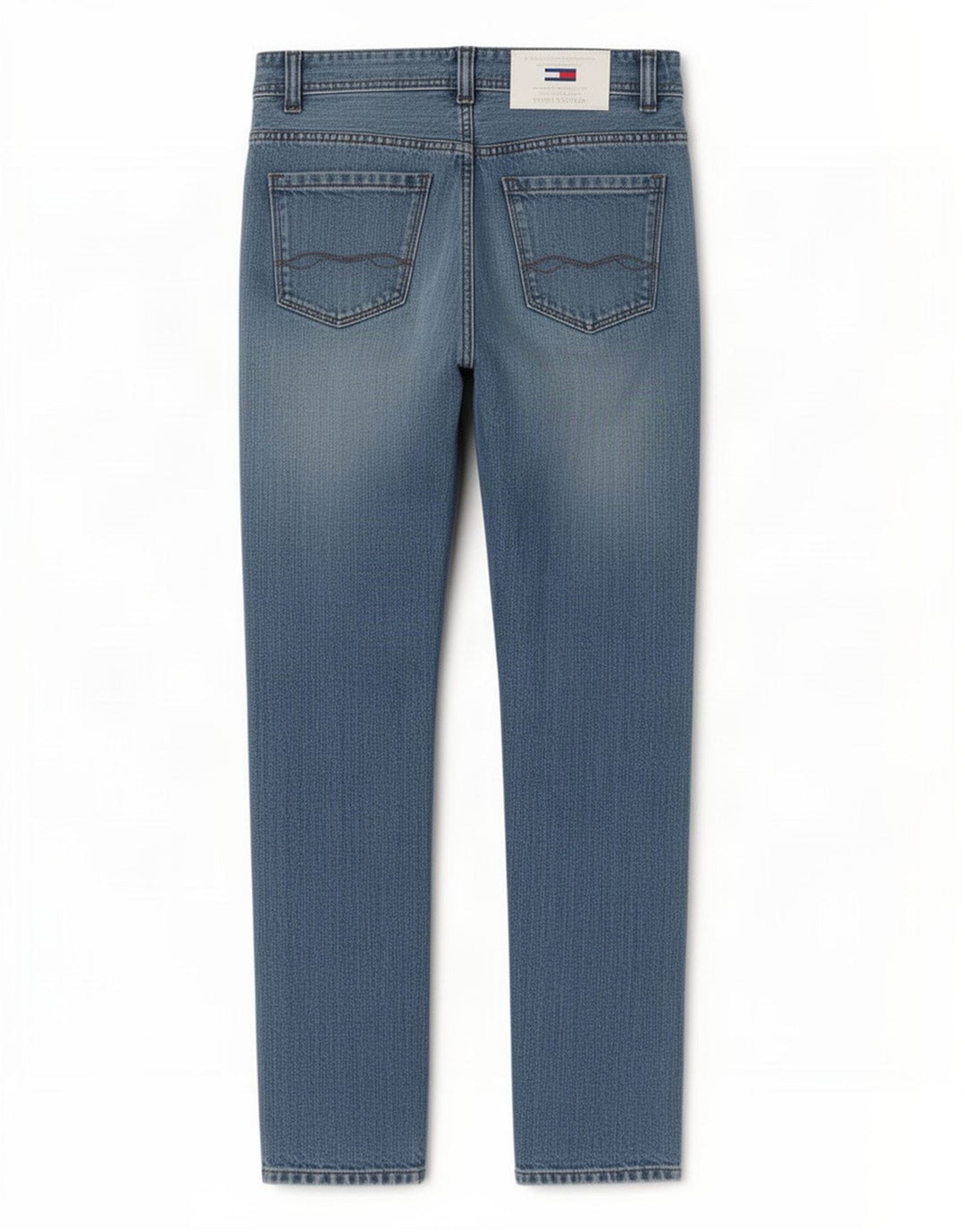 Męskie jeansy slim fit Tommy Hilfiger W36 L34 Niebieskie