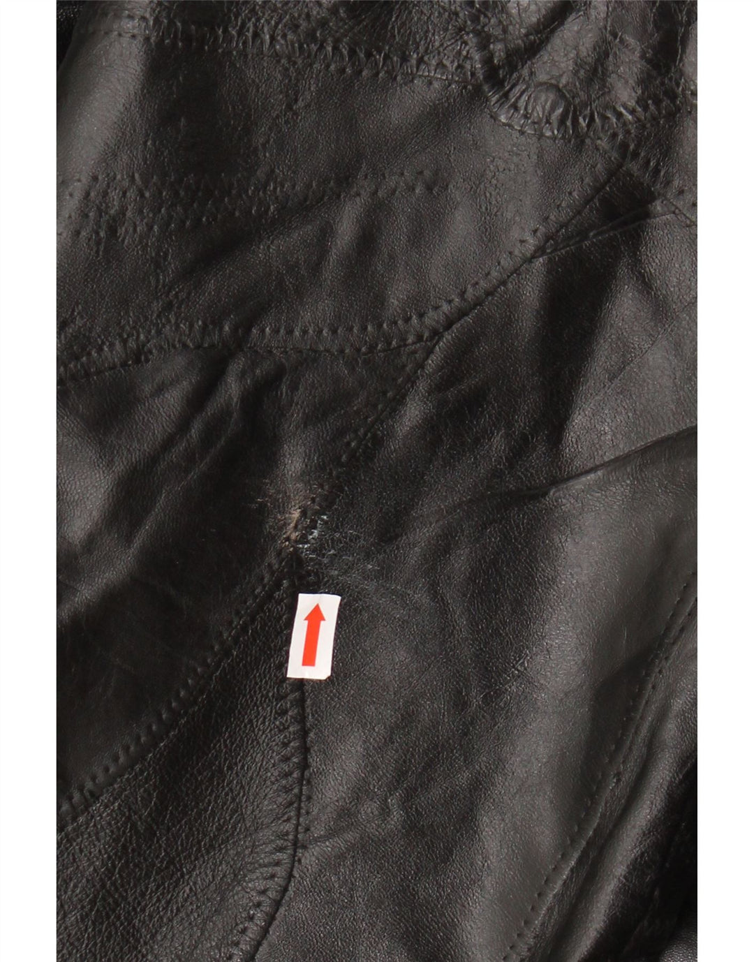 Męska kurtka skórzana VINTAGE UK 40 duża czarna skóra