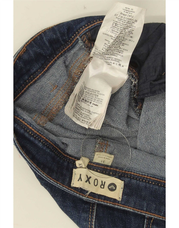 Damskie jeansy Roxy Slim W31 L28 Granatowa bawełna
