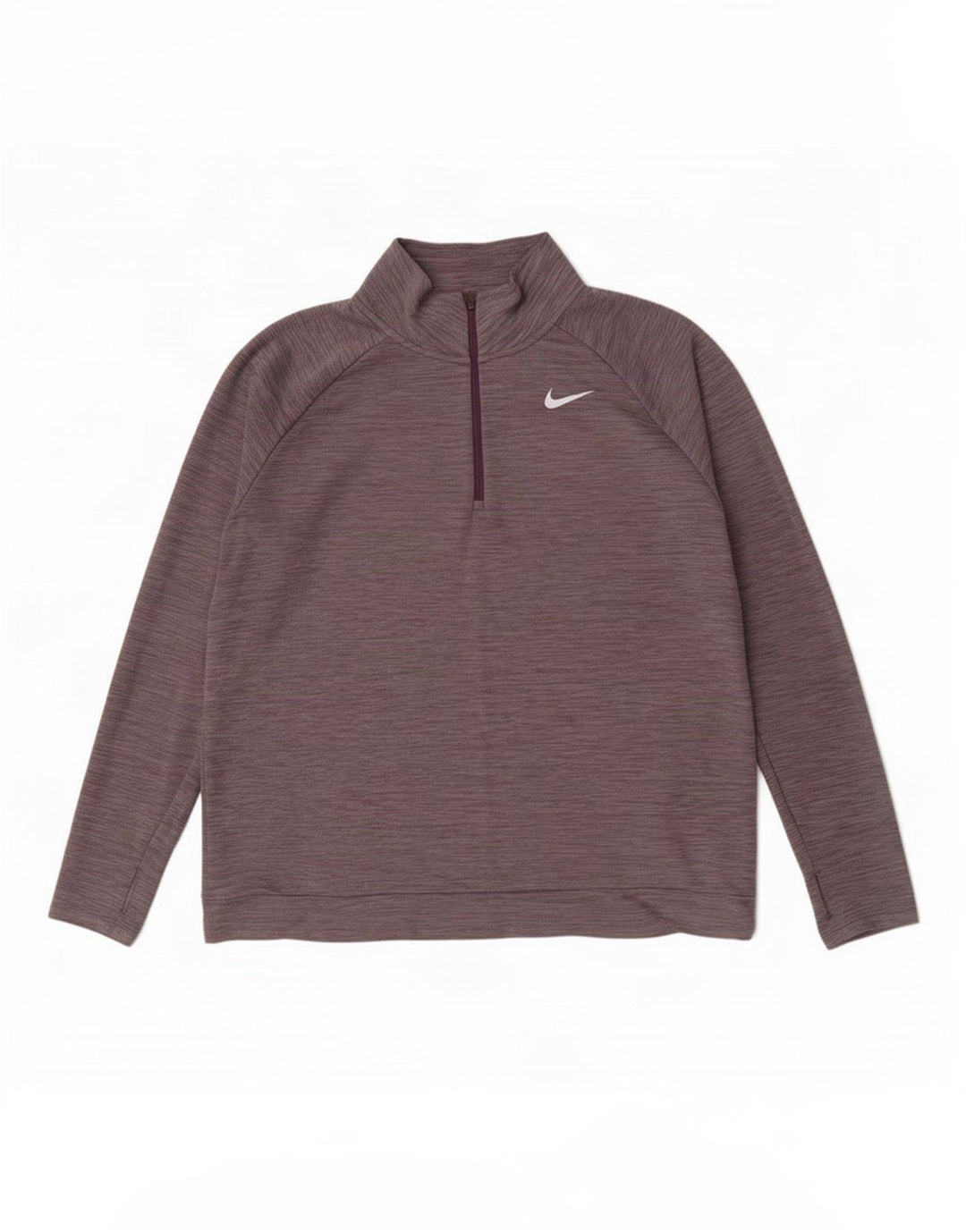 Męski dres Nike Dri Fit z zamkiem błyskawicznym i bluzą XL, szary, nakrapiany poliester