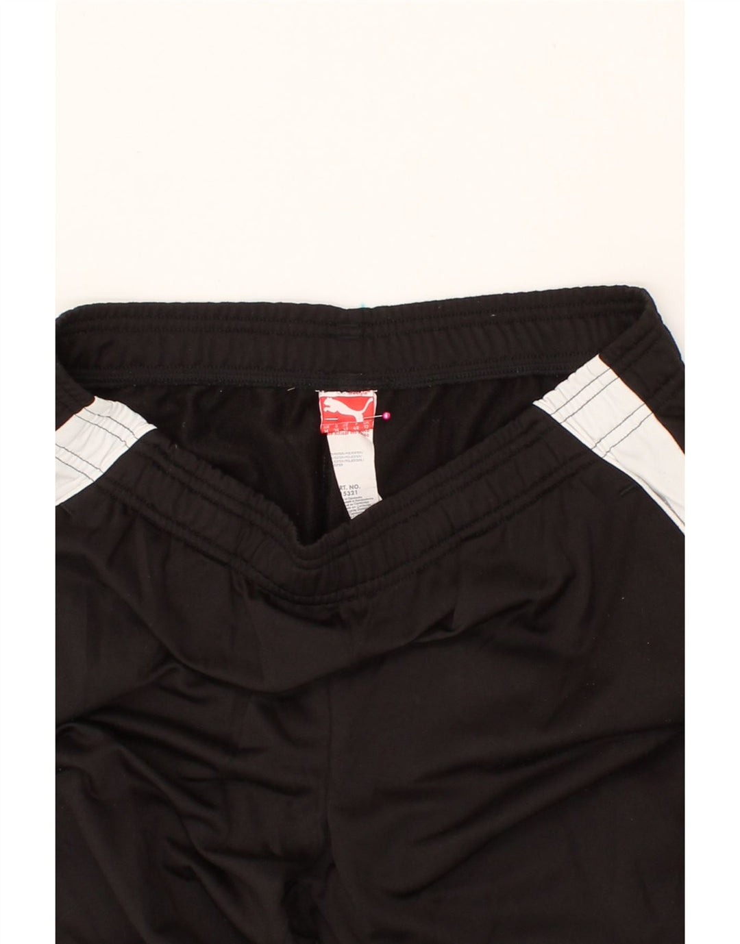 PUMA Womens Tracksuit Trousers UK 12 Medium Black Colourblock Polyester Vintage Puma and Second-Hand Puma from Messina Hembry 