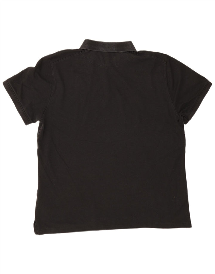 Męska koszulka polo z grafiką Nike XL, czarna, bawełniana