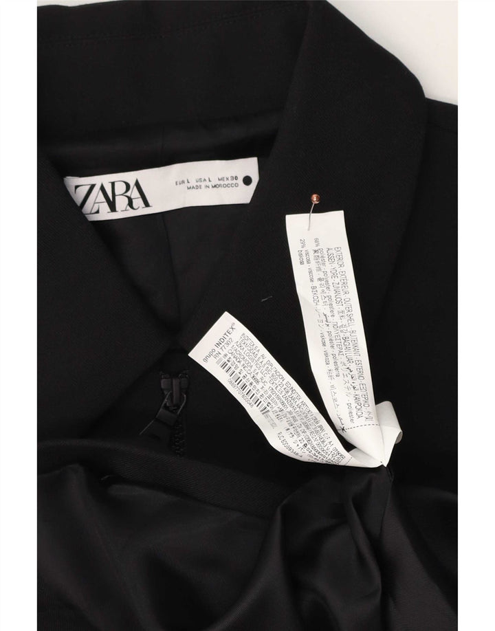 Damska marynarka oversize Zara UK 16, duża, czarna, poliester