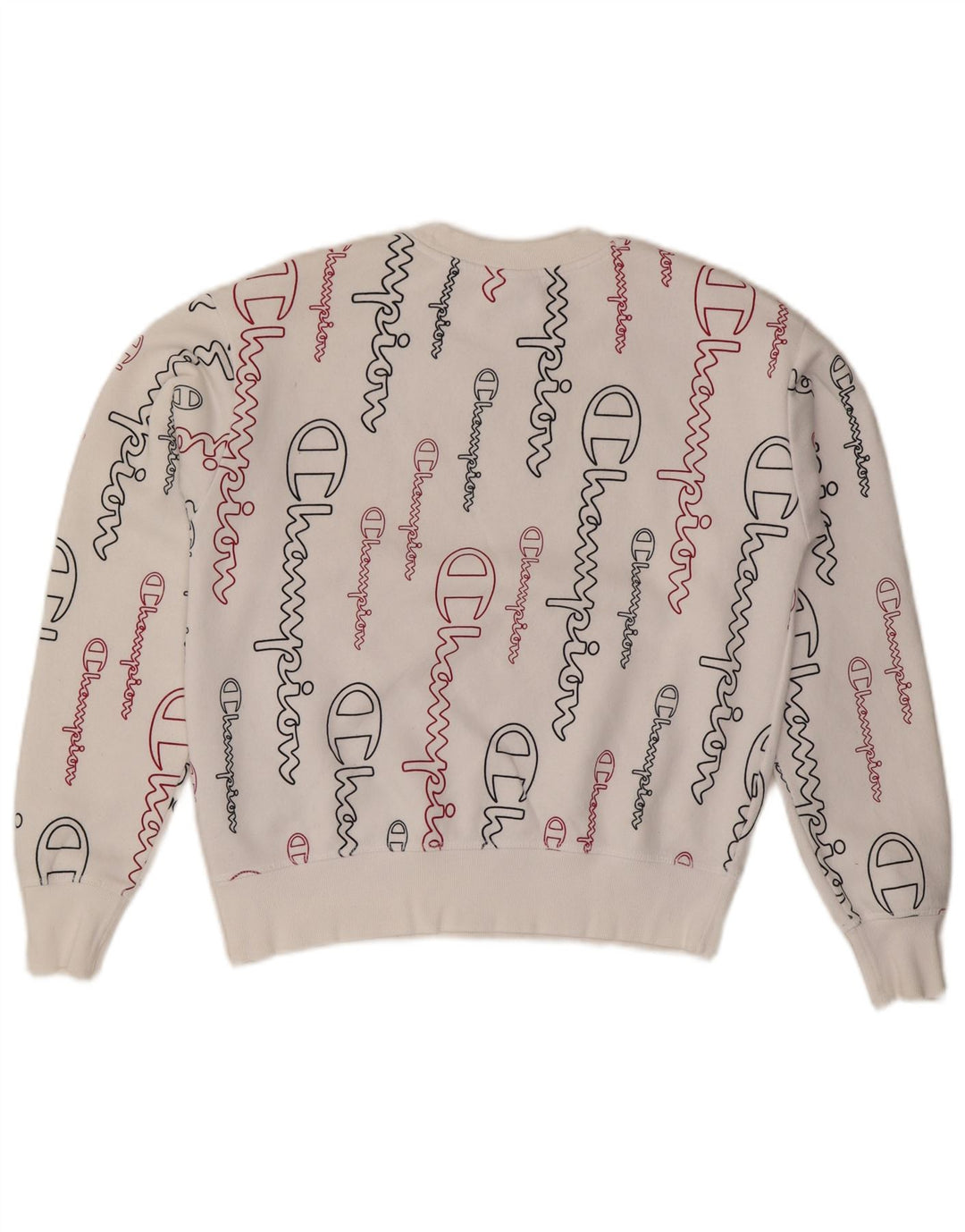 Damska bluza CHAMPION z grafiką oversize, UK 10, mała, biała