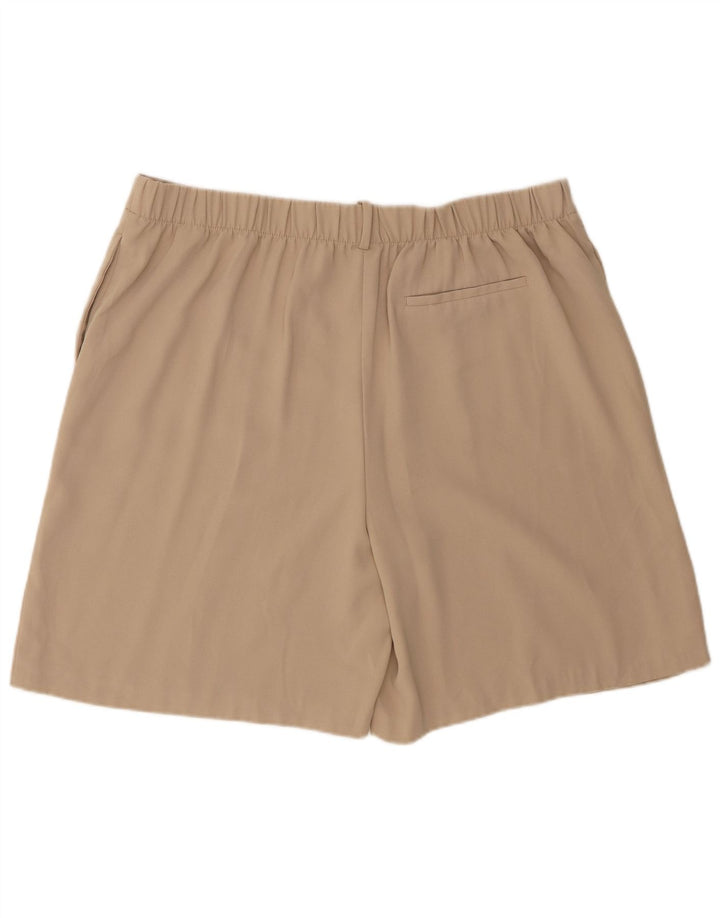 Marks & Spencer Damskie spodenki Chino UK 20 2XL W42 Beżowy poliester