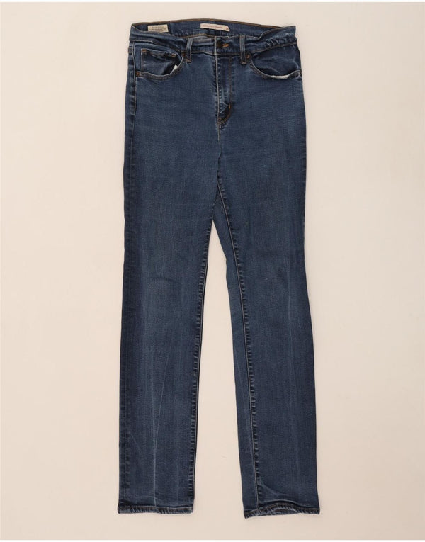 Damskie dżinsy Levi's 724 z wysokim stanem W29 L32 Niebieska bawełna