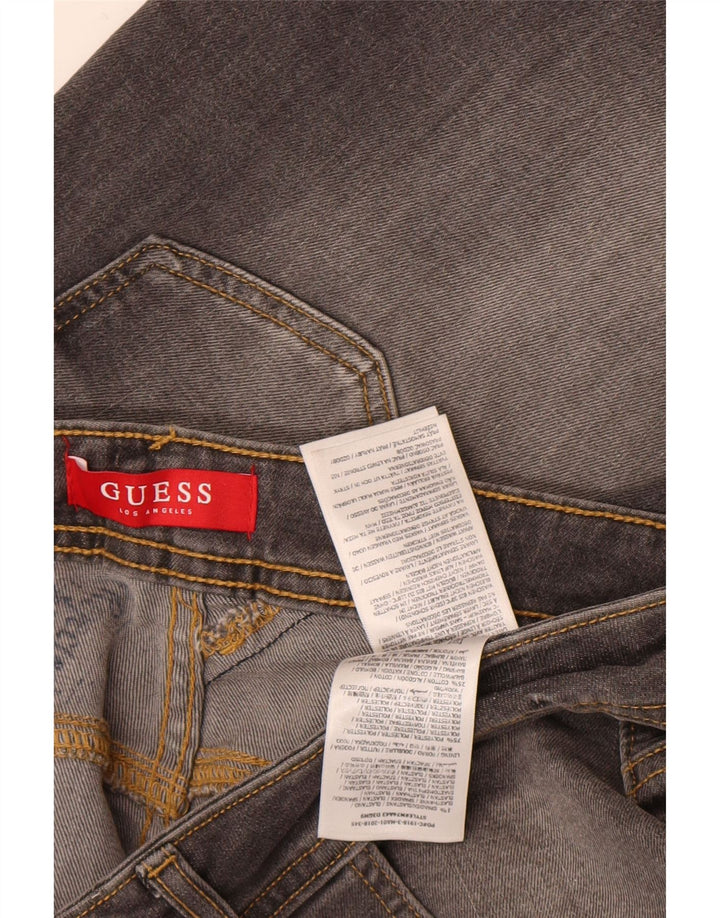 Męskie jeansy Guess W33 L32 Szare bawełniane