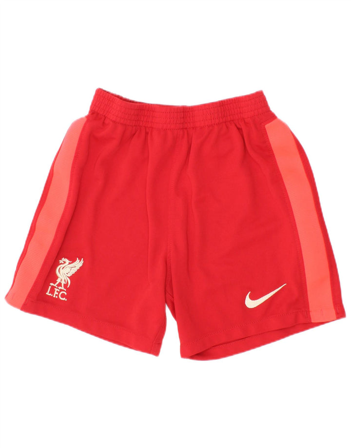 Chłopięce spodenki sportowe Nike Liverpool 5-6 lat, poliester w kolorze średniej czerwieni