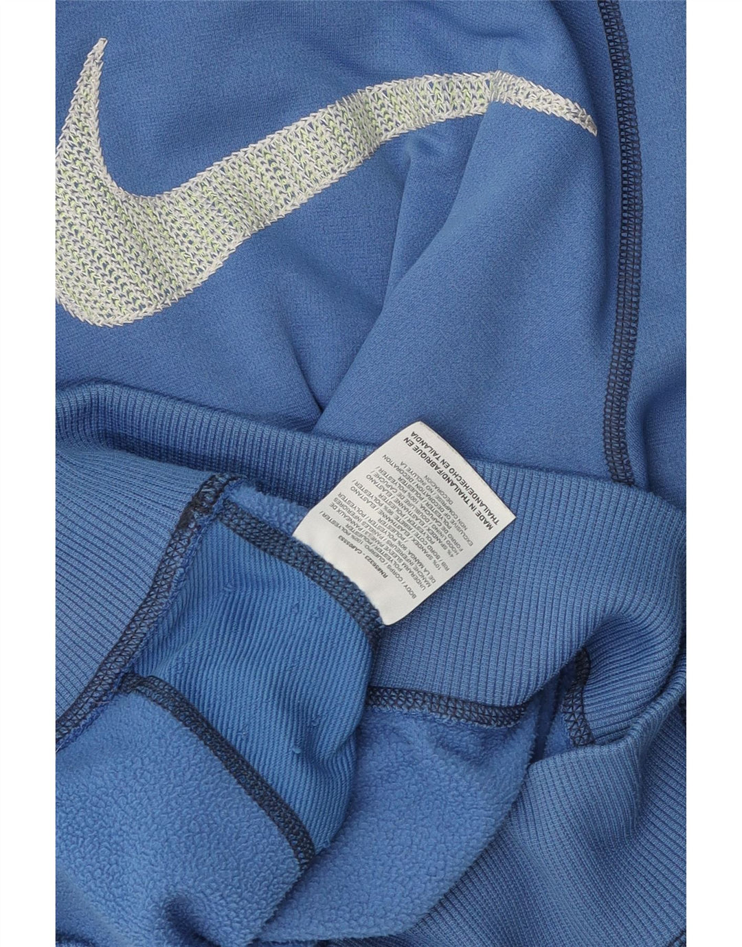 Damska bluza z kapturem Nike Graphic UK 10 Mały niebieski poliester