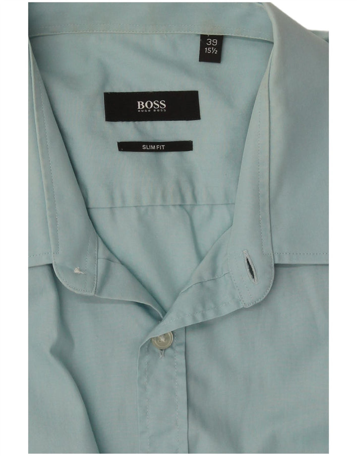Koszula męska Hugo Boss Slim Fit, rozmiar 39 15 1/2, średni niebieski