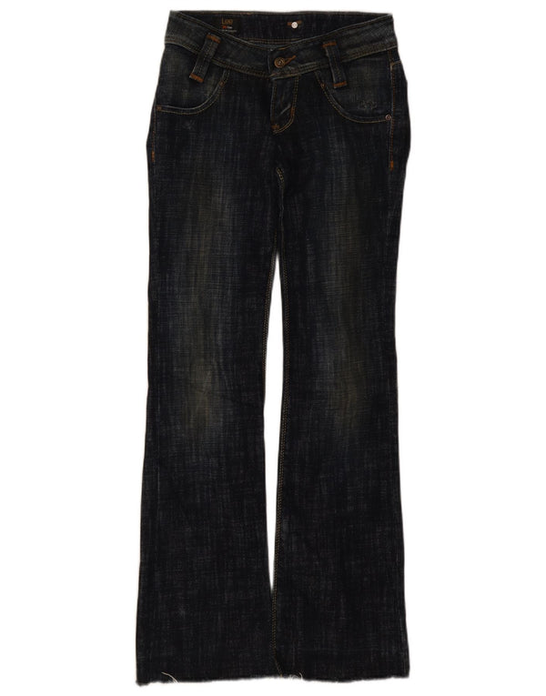 Damskie jeansy Lee Leola Bootcut W26 L33 Granatowe, bawełniane