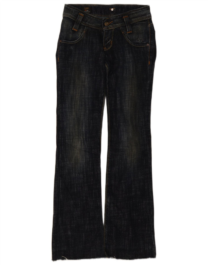 Damskie jeansy Lee Leola Bootcut W26 L33 Granatowe, bawełniane