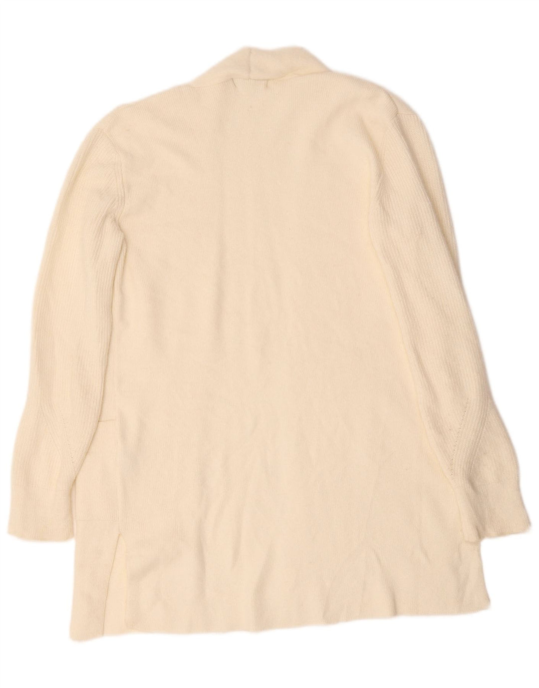 Marks & Spencer Damski sweter o przedłużonym fasonie, UK 12, średni złamanej bieli