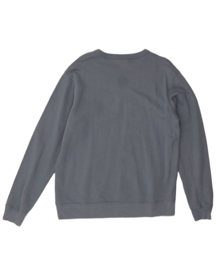 Męski sweter Zara, duży, niebieski, bawełniany