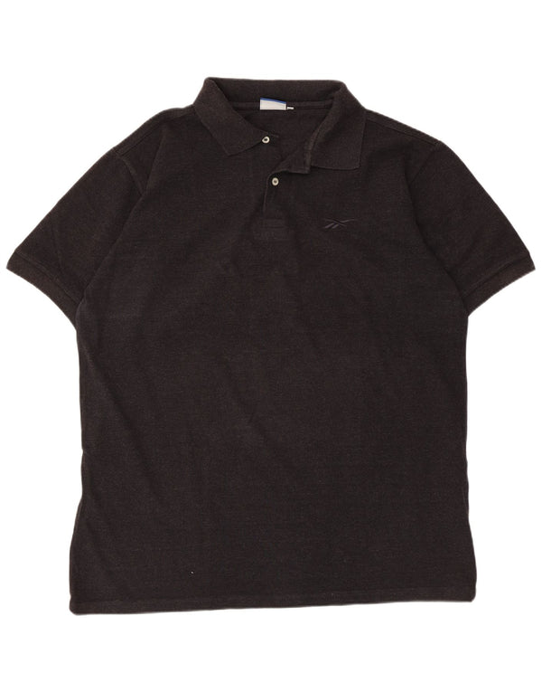 Męska koszulka polo Reebok XL, czarna, bawełniana