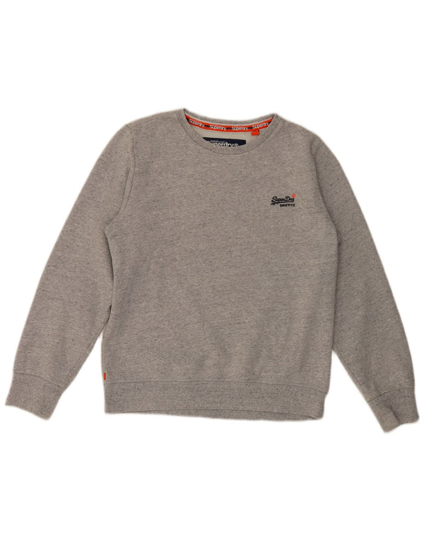 Męski sweter Superdry XL, szary, bawełniany