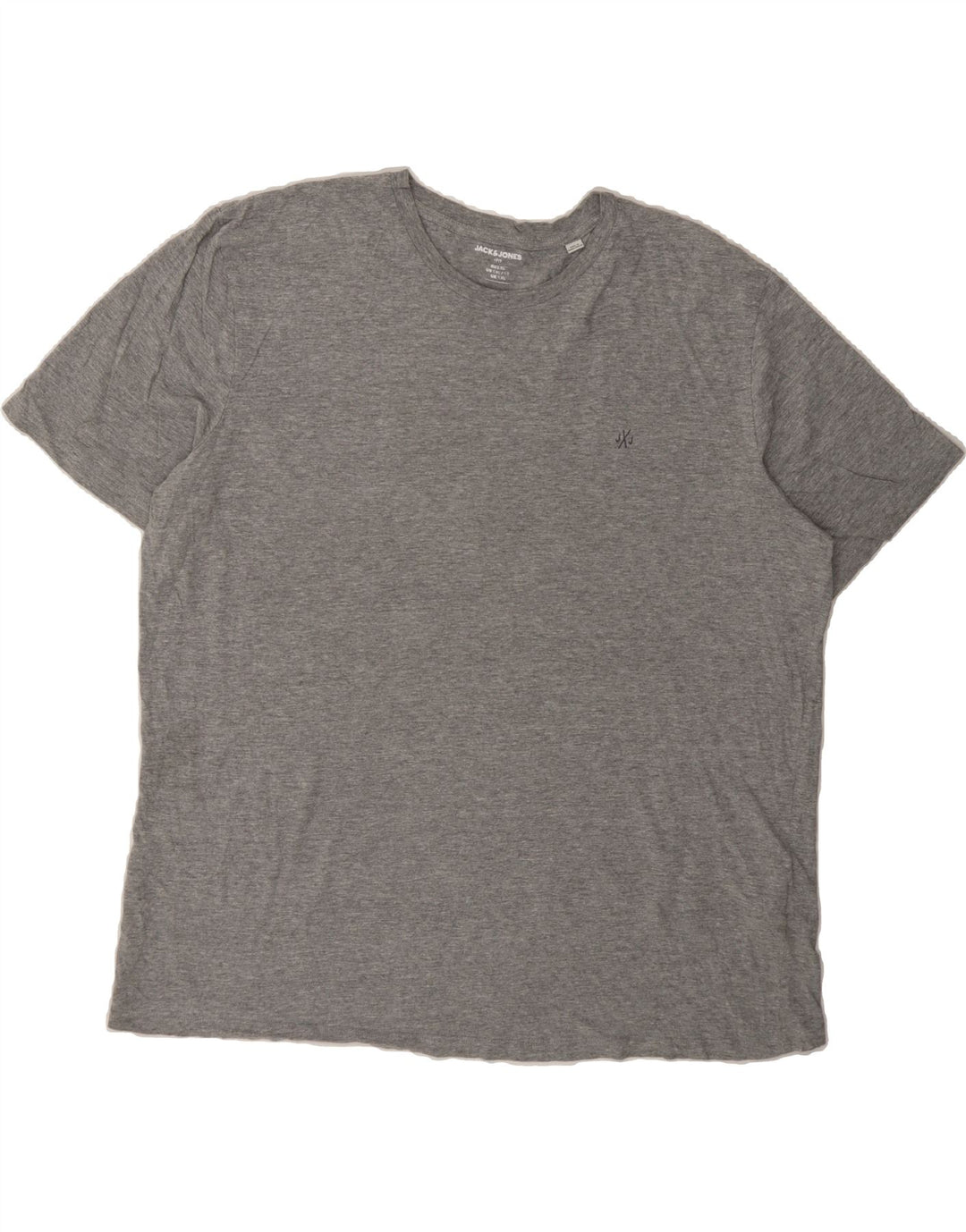 JACK & JONES Mens T-Shirt Top XL Grey Cotton Vintage Jack & Jones and Second-Hand Jack & Jones from Messina Hembry 
