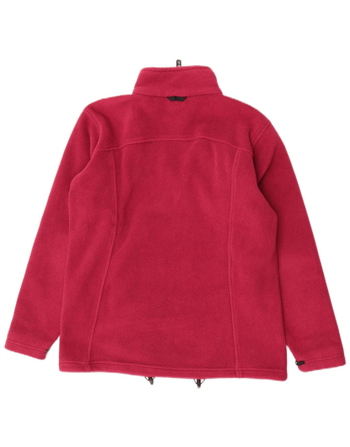 Damska kurtka polarowa JACK WOLFSKIN UK 16, duża, różowa, poliester