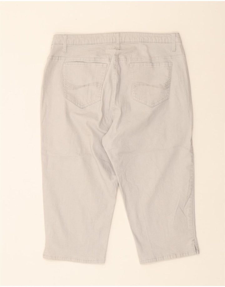 LEE Womens Riders Bermuda Shorts Size 16 XL W34  Grey Cotton Vintage Lee and Second-Hand Lee from Messina Hembry 