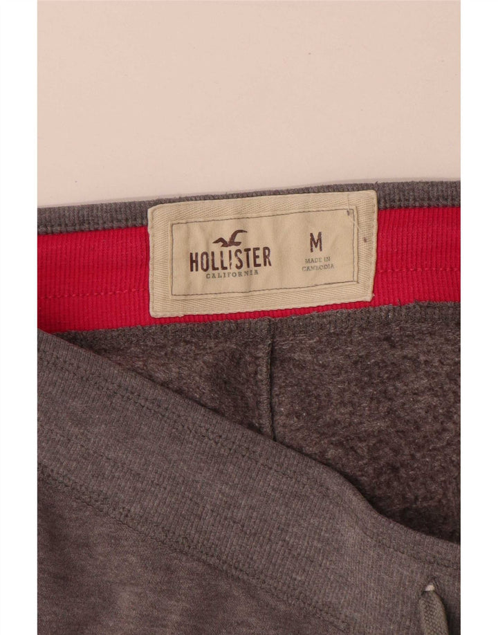 Damskie spodnie dresowe Hollister Graphic UK 14, średnioszare