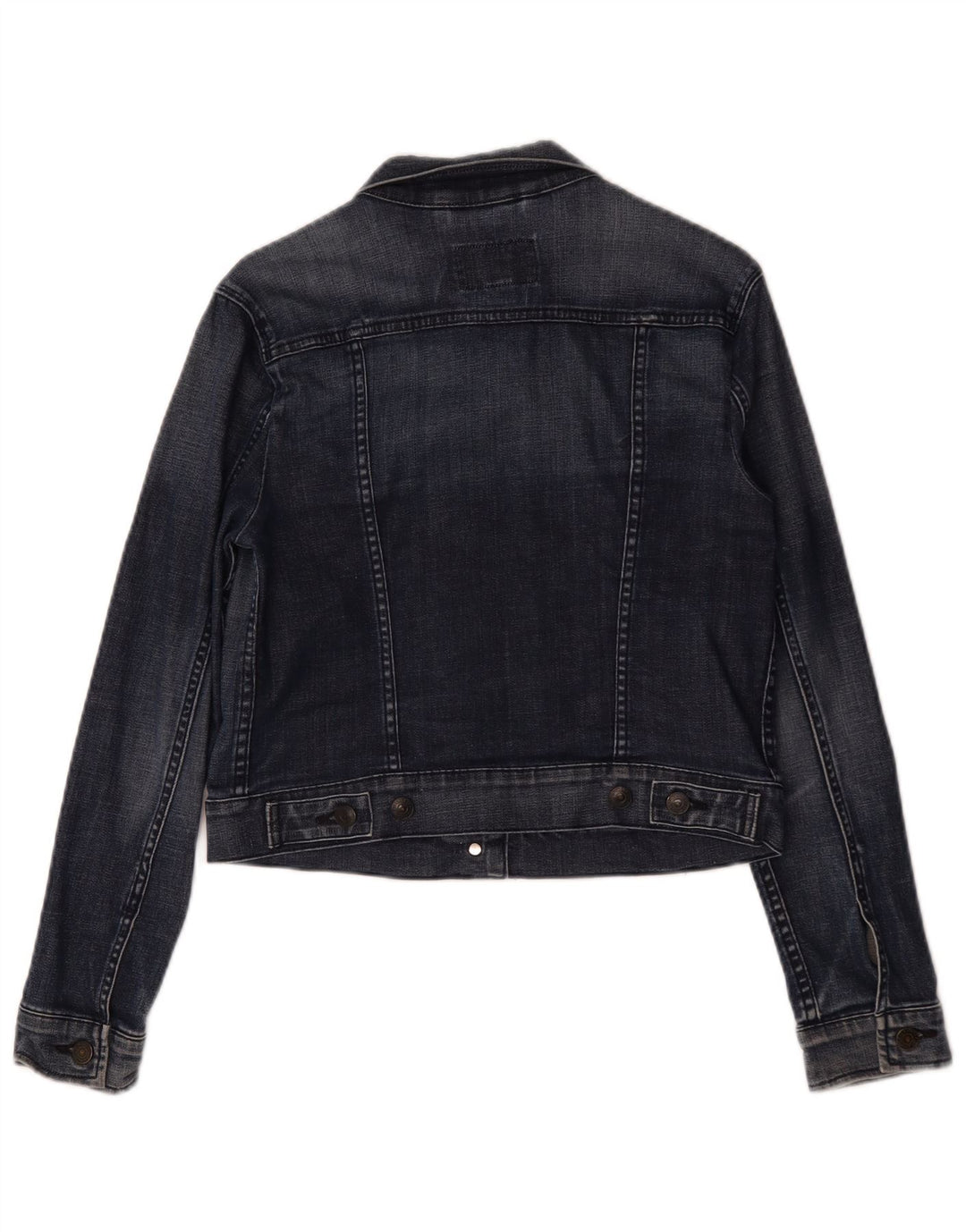 Damska kurtka dżinsowa Levi's Crop UK 12, średnia, granatowa, bawełniana