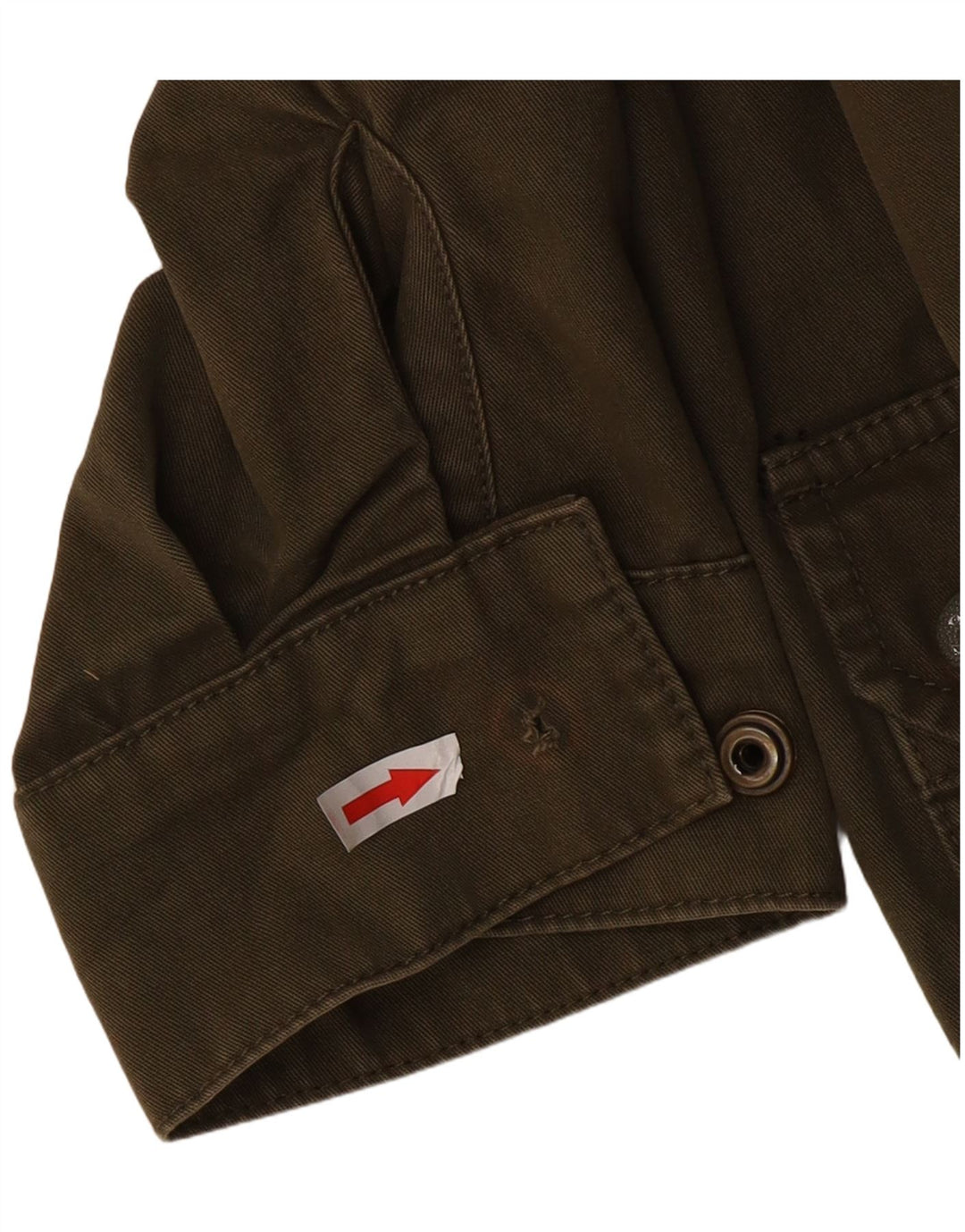 TOPSHOP Damska kurtka wojskowa oversize UK 10, mała, bawełniana khaki