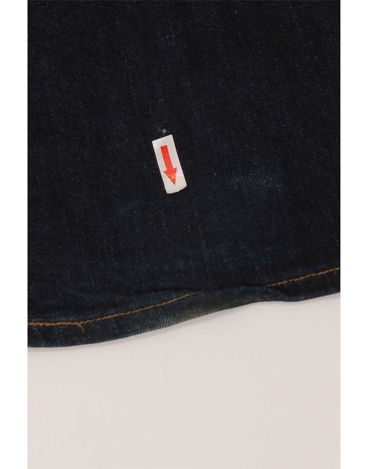 Męskie dżinsy Levi's 506 Straight W38 L32 Granatowa bawełna