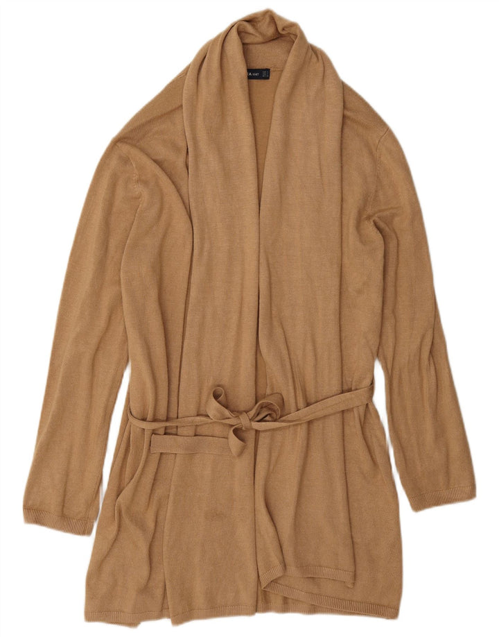Damski sweter o przedłużonym fasonie Zara UK 10 Small Beige