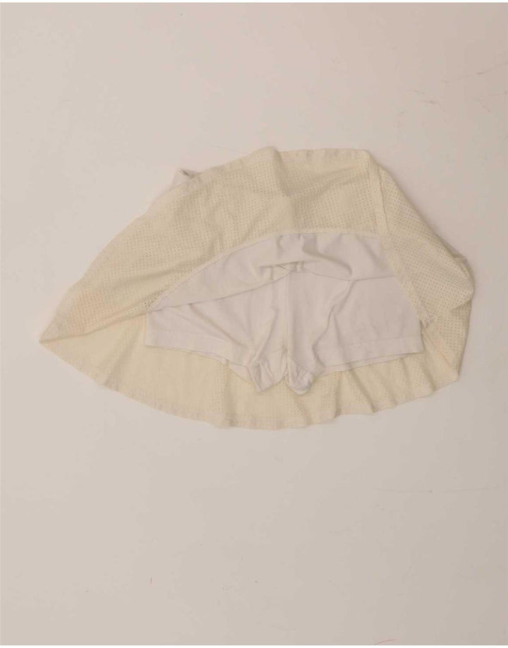Adidas Damskie Skort UK 12/14 Średni Biały Kolorblok