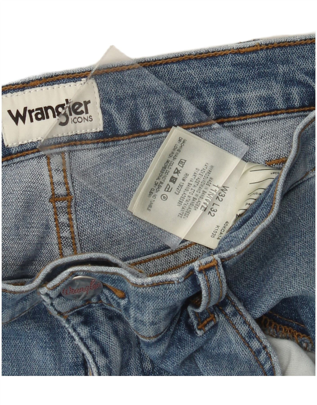 Męskie jeansy WRANGLER W32 L32 Niebieskie, bawełniane