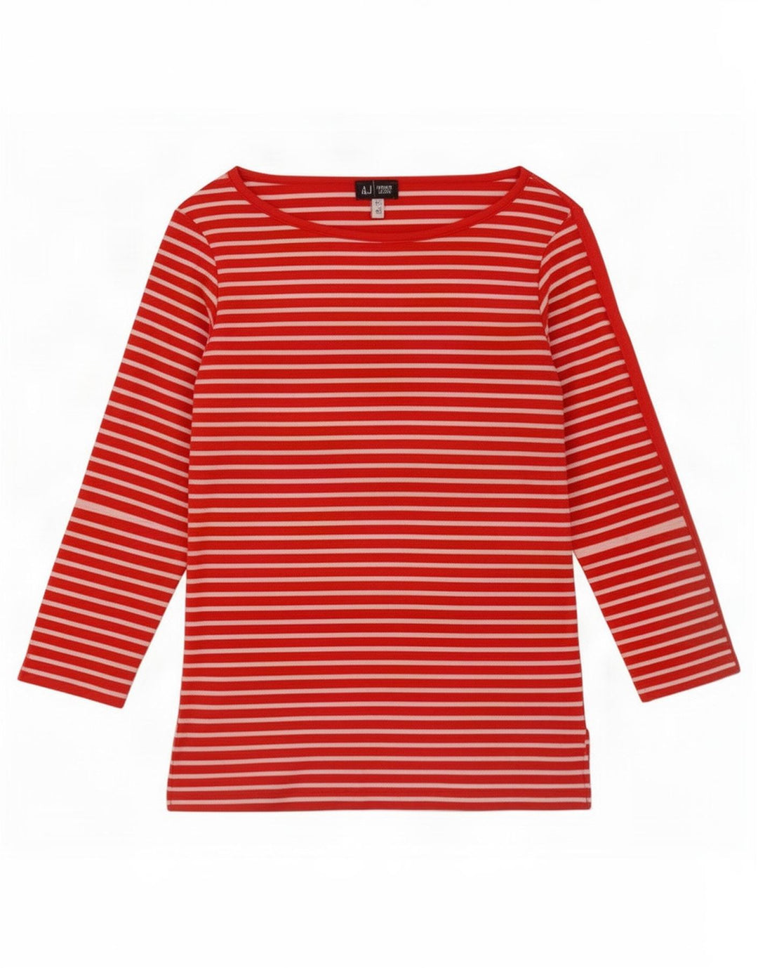 Damski top Armani Jeans z rękawem 3/4, UK 10, w małe czerwone paski