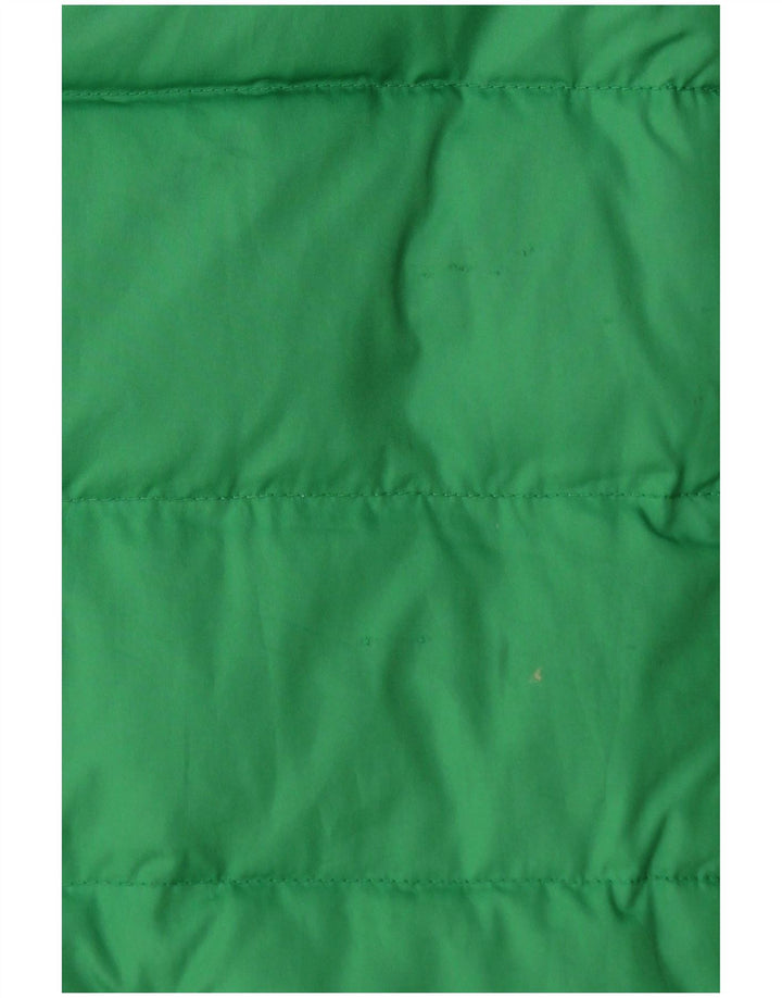 Damska wyściełana kamizelka American Eagle Outfitters UK 10, mała, zielona, poliestrowa