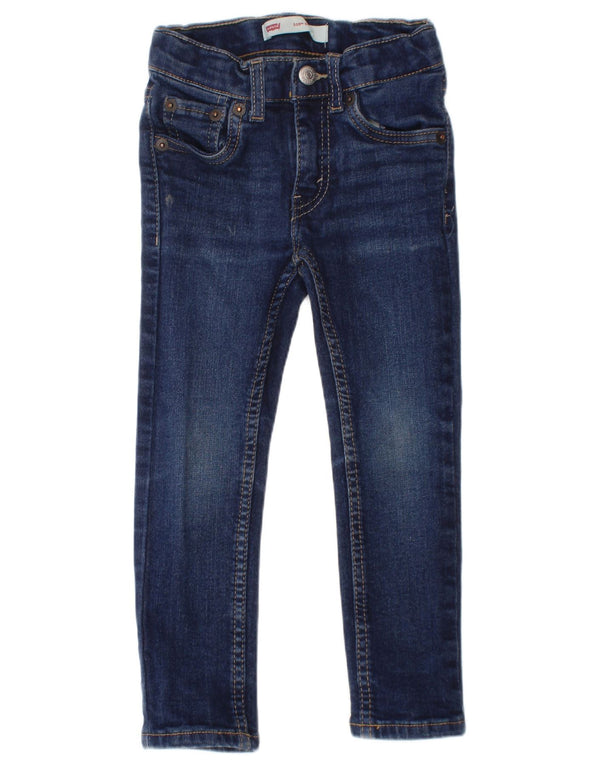Levi's Boys 510 Obcisłe dżinsy 2-3 lata W20 L15 Niebieska bawełna