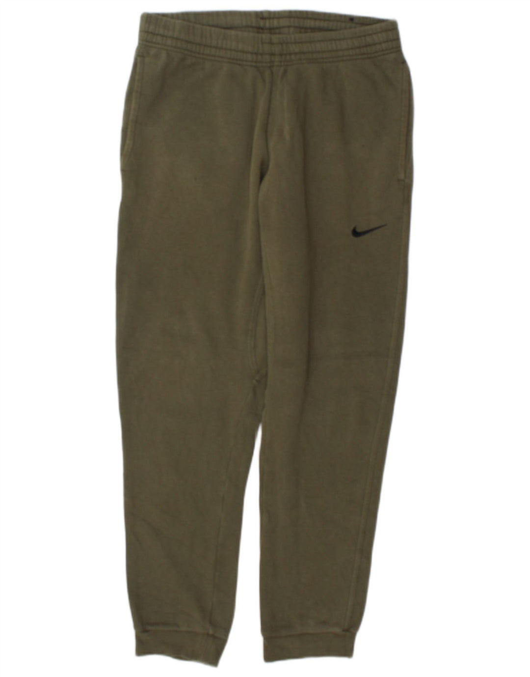 Męskie spodnie dresowe Nike, joggery, średnia zieleń, bawełna