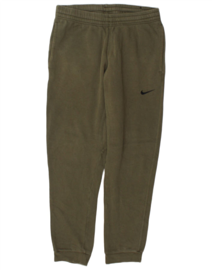 Męskie spodnie dresowe Nike, joggery, średnia zieleń, bawełna