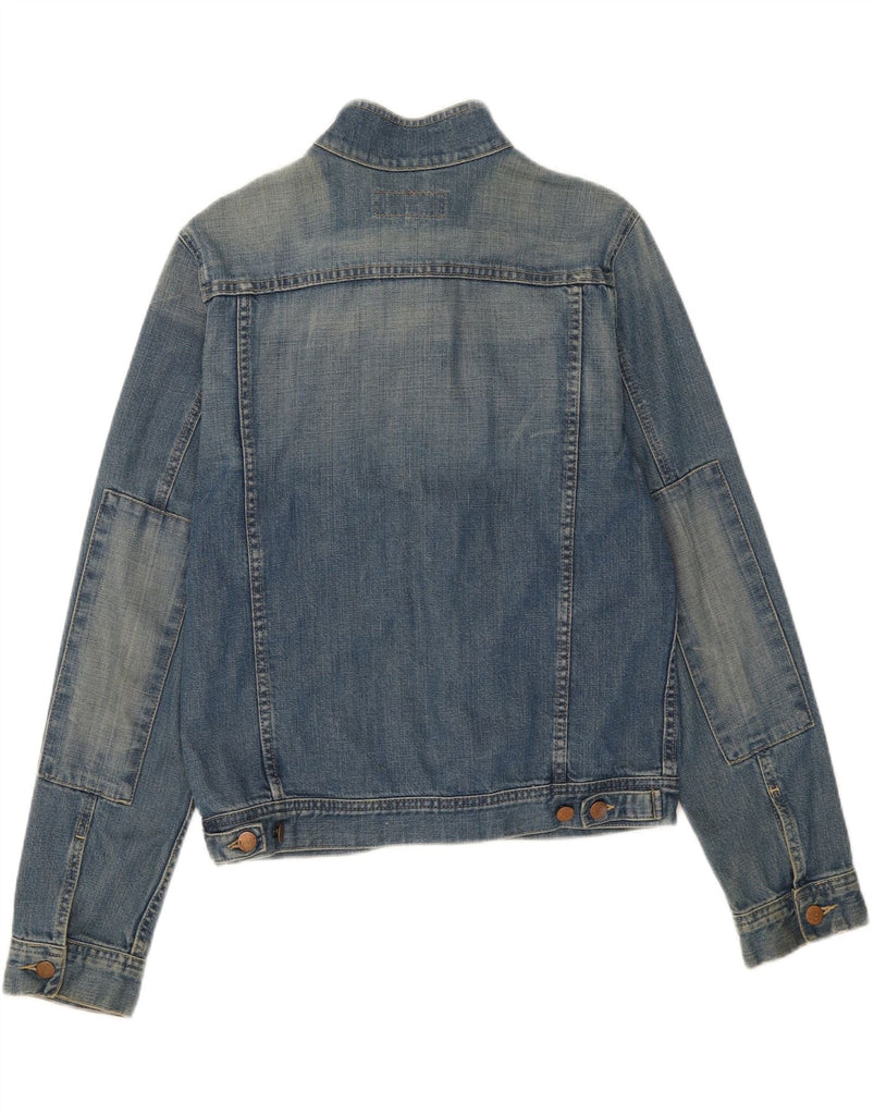 FCUK Womens Denim Jacket UK 16 Large Blue Cotton Vintage Fcuk and Second-Hand Fcuk from Messina Hembry 