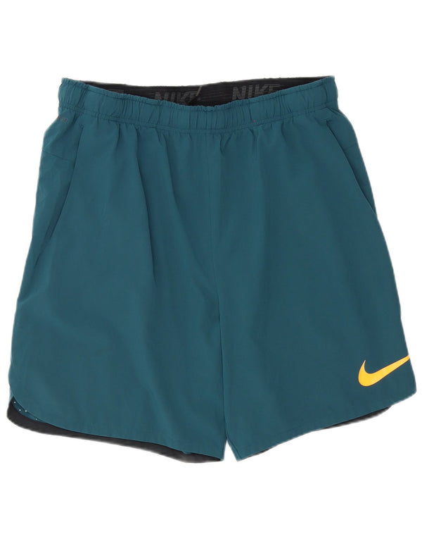 Męskie spodenki sportowe Nike Dri Fit XL, niebieskie, poliestrowe