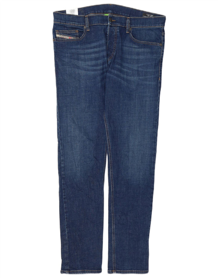 Męskie jeansy Diesel D-Luster Stretch W34 L32 Niebieska bawełna