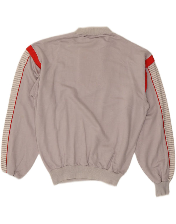 Damska bluza z dekoltem w serek LOTTO UK 14 w średnie szare prążki