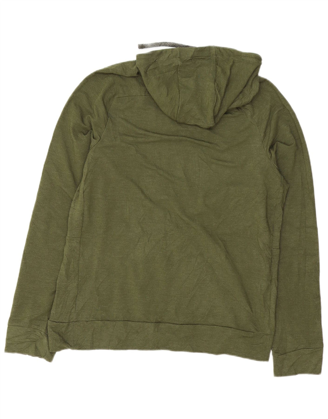 Męski sweter z kapturem Nike Dri Fit, średni khaki, sztuczny jedwab