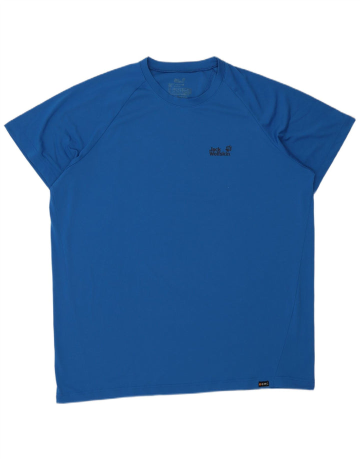 T-shirt męski Jack Wolfskin Top UK 46 2XL Niebieski poliester