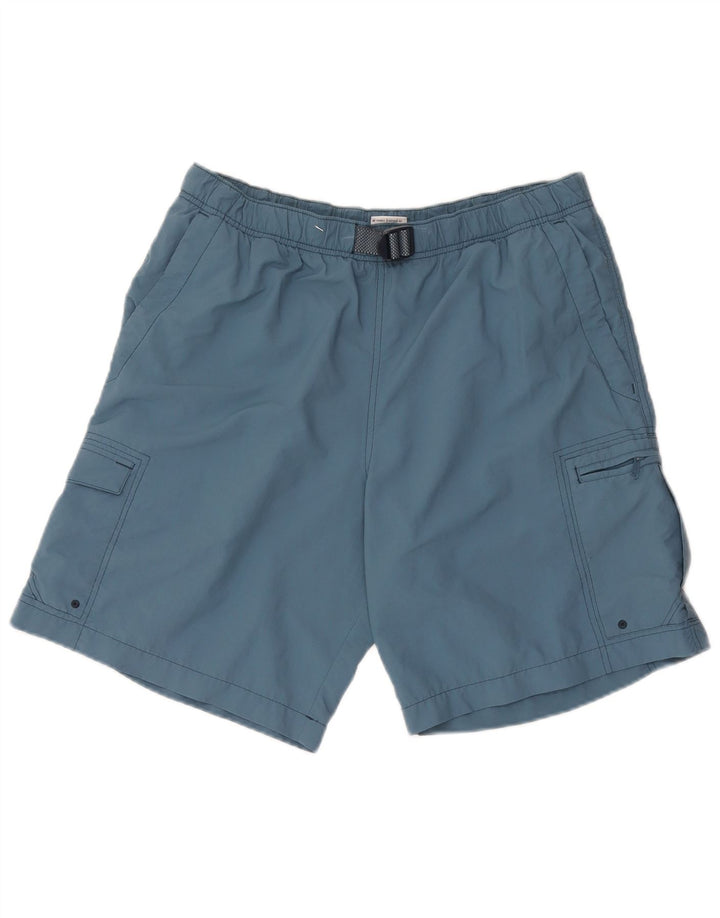 Męskie spodenki cargo Columbia W36, niebieski nylon