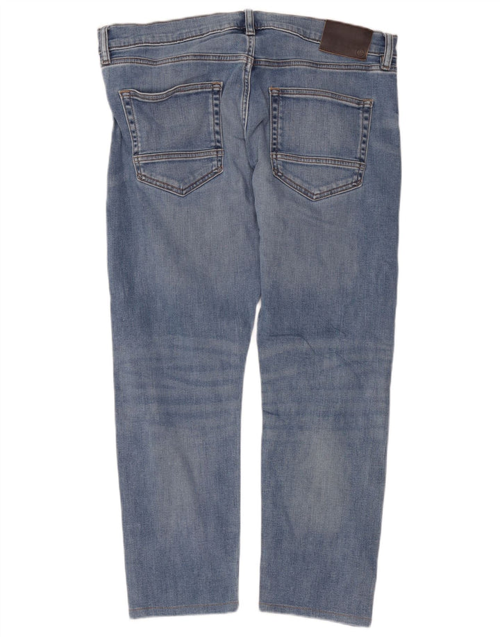 Marks & Spencer Męskie jeansy slim W36 L29 Niebieskie bawełniane