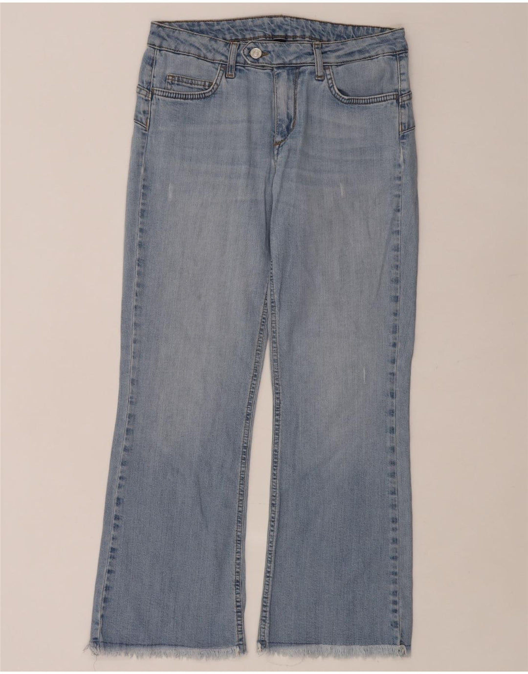 Damskie jeansy Bootcut Liu Jo W30 L26 Niebieskie bawełniane