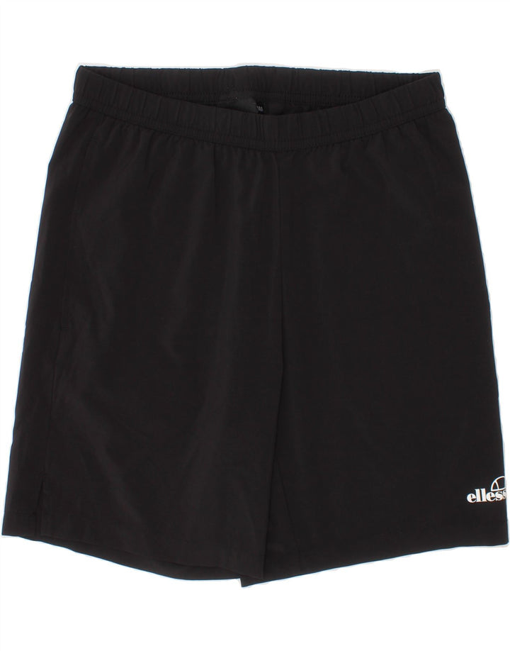 ELLESSE Girls Sport Shorts 13-14 Years Black Polyester Vintage Ellesse and Second-Hand Ellesse from Messina Hembry 