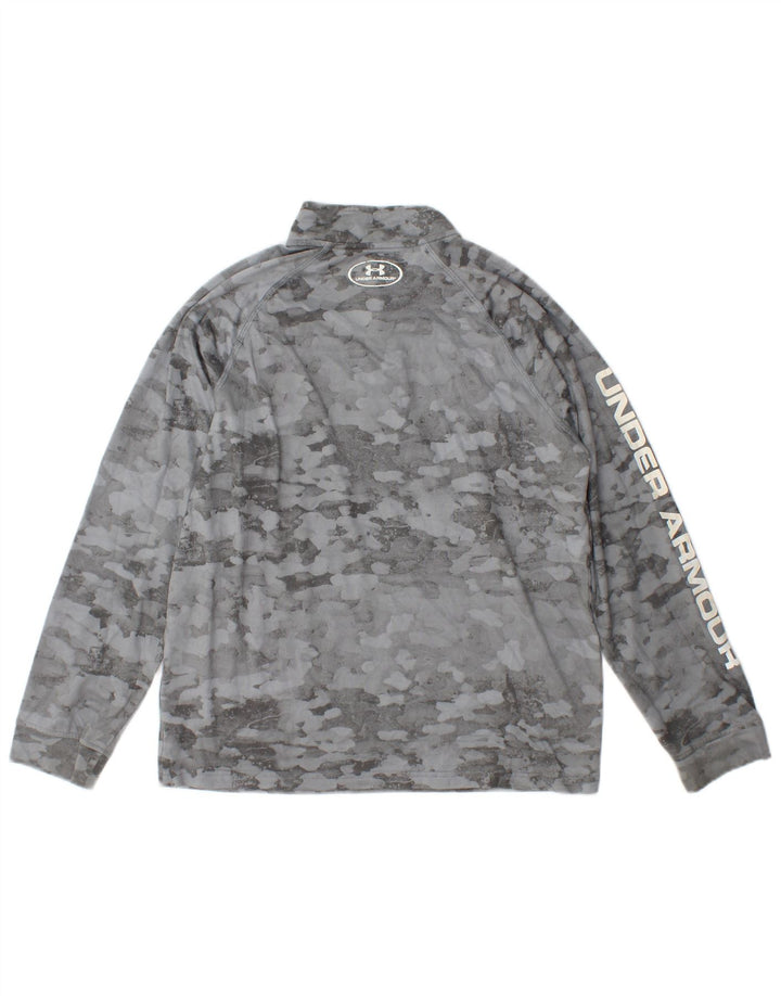 Dres chłopięcy Under Armour z zamkiem błyskawicznym, 13-14 lat, XL, szary
