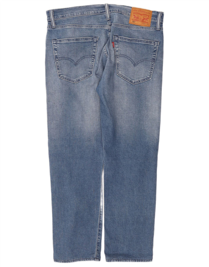 Męskie jeansy Levi's 502 Tapered W32 L28 Niebieskie bawełniane