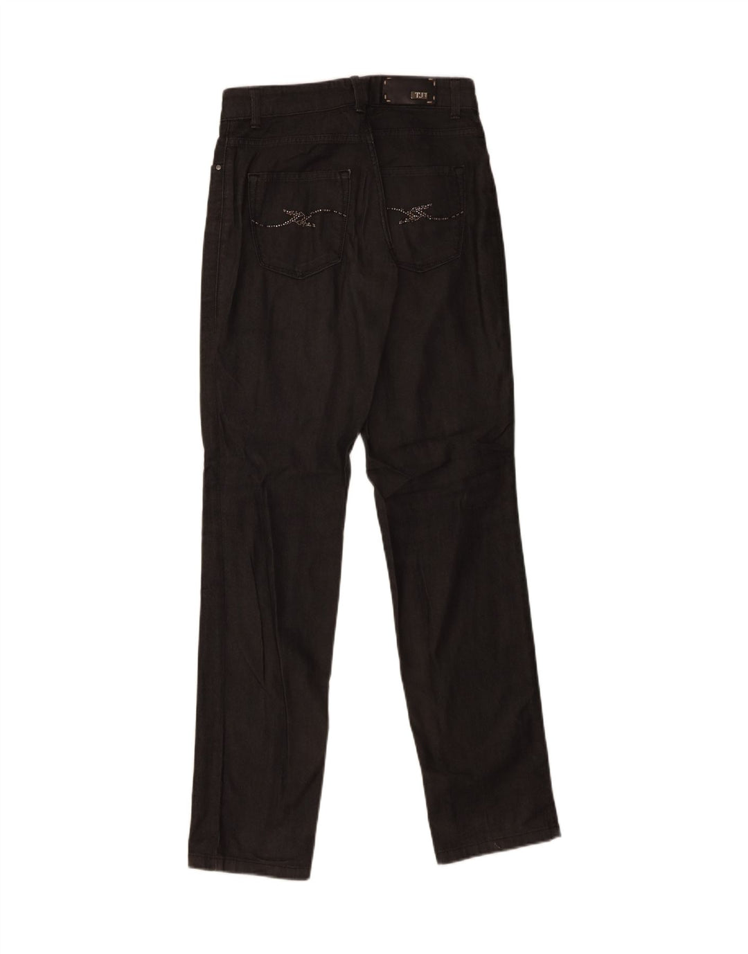 TRUSSARDI Womens Slim Jeans W25 L33 Black Vintage Trussardi and Second-Hand Trussardi from Messina Hembry 