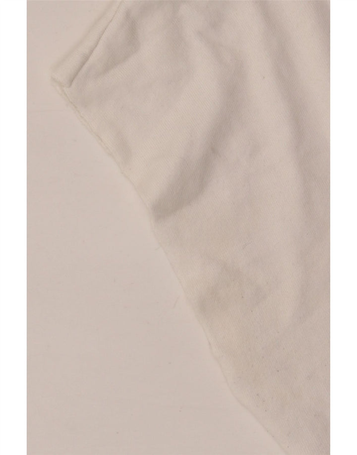 Damski sweter z kapturem i zamkiem Calvin Klein UK 12, średni biały