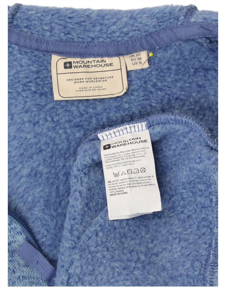 Damska kurtka dresowa Mountain Warehouse UK 20 2XL niebieska nakrapiana